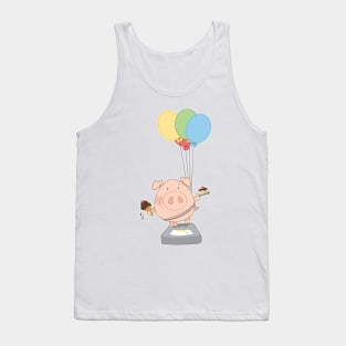 Pig on a diet Tank Top